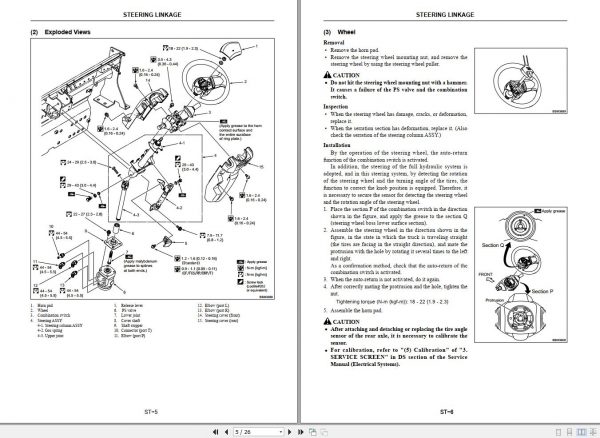 Mitsubishi Forklift MCFE FB35CB Service Manual 2020 3