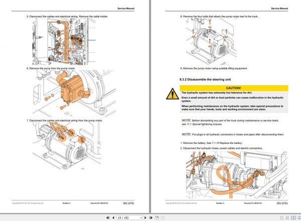 Mitsubishi Forklift MCFE FB40N Service Manual 2021 2