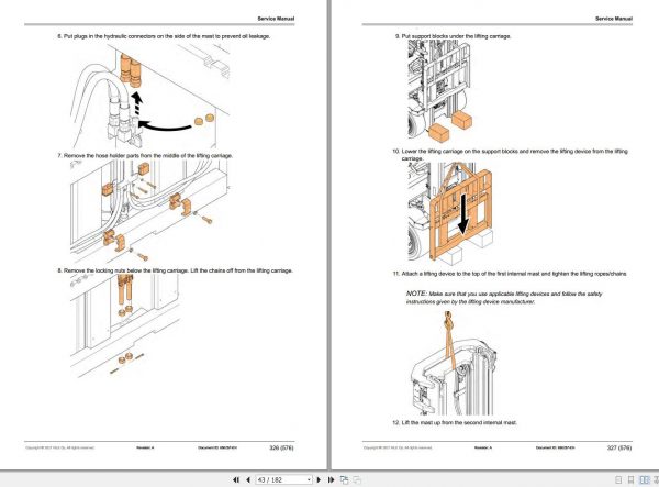 Mitsubishi Forklift MCFE FB45N Service Manual 2021 2