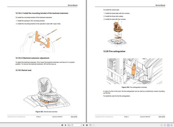 Mitsubishi Forklift MCFE FB45N Service Manual 2021 3