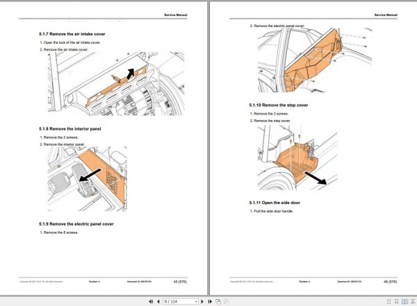 Mitsubishi Forklift MCFE FB50CN Service Manual 2021 2