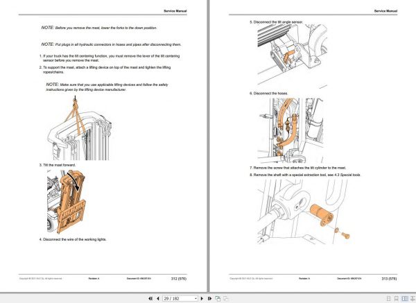 Mitsubishi Forklift MCFE FB50N Service Manual 2021 4