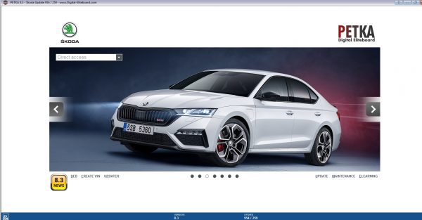 PETKA 8.3 Volkswagen Seat Skoda Audi Commercial Vehicles Porsche 10.2021 Spare Parts Catalog DVD 3