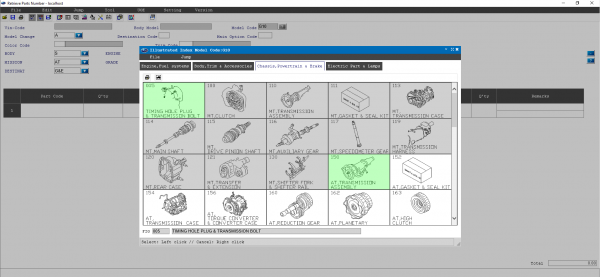 Subaru EPC3 EUROPE 07.2021 Spare Parts Catalog 9