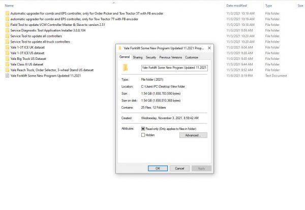 Yale Forklift Some New Program Updated 11.2021