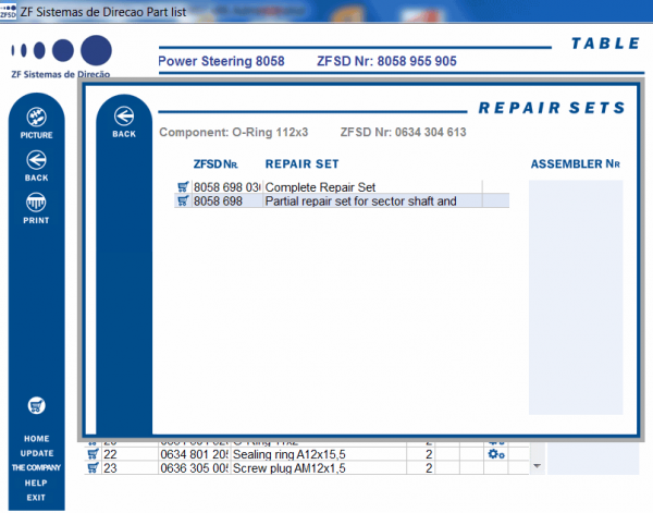 ZF Automotive Steering Systems 11.2021 Parts Catalog 8