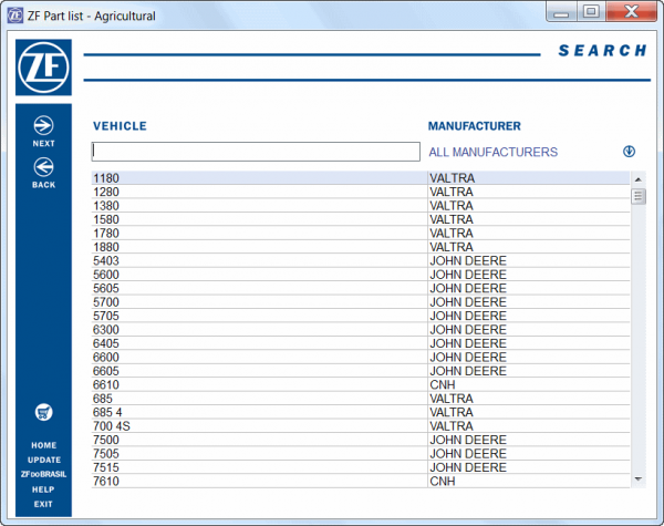 ZF Part List Agricultural 11.2021 2