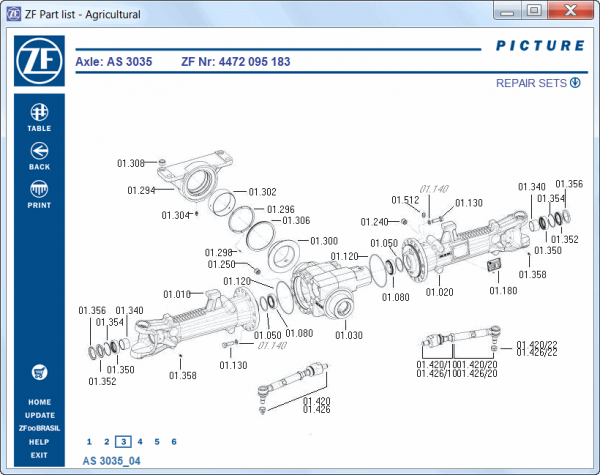 ZF Part List Agricultural 11.2021 5