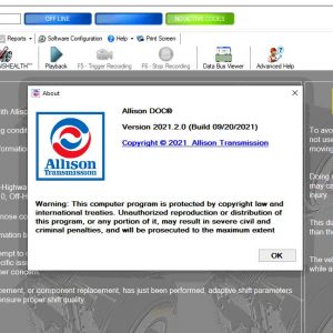 Allison DOC v2021.2 Install Active 2