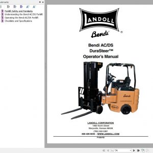 Bendi Forklift AC DS Operators Manual F 648 R2 1
