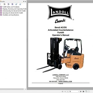 Bendi Forklift AC DS Operators Manual F 648 R3 1