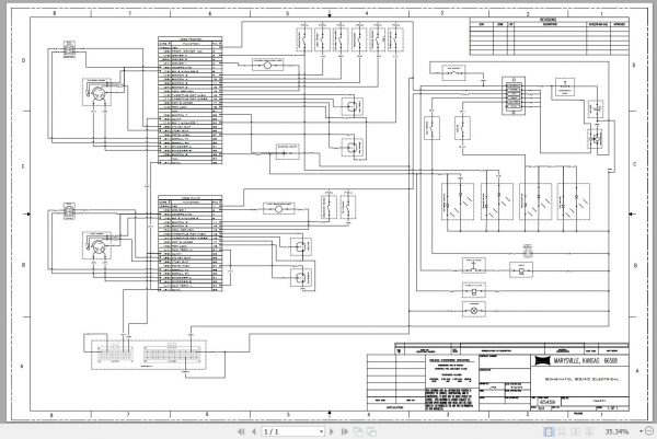 Bendi Forklift B330 AC DS SERIES 3 Electrical Schematic Operators Parts Maintenance Manual 2