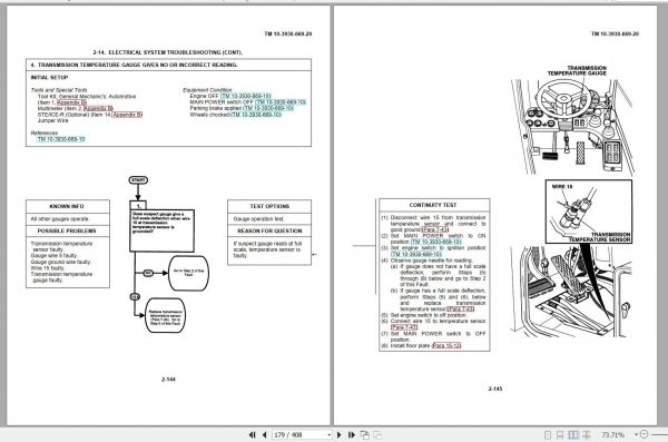 Bendi Forklift Model R60SL DC Technical Maintenance Manual TM 10 3930 669 20 2