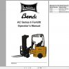 Bendi Forklift SERIES 6 Electrical Schematic Operators Parts Maintenance Manual 2