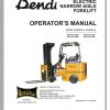 Bendi Forklift SERIES IV Electrical Diagram Service Operators Parts Maintenance Manual 1