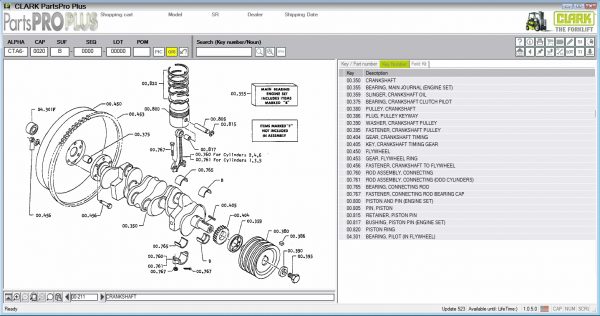 Clark ForkLift Parts Pro Plus v523 12.2021 Spare Parts Catalog DVD 1