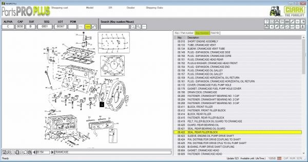 Clark ForkLift Parts Pro Plus v523 12.2021 Spare Parts Catalog DVD 2