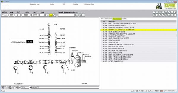 Clark ForkLift Parts Pro Plus v523 12.2021 Spare Parts Catalog DVD 3