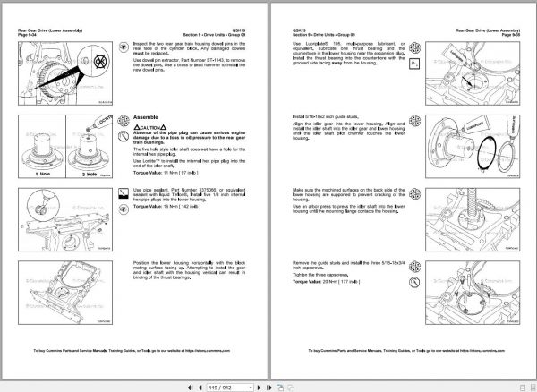 Cummins Engine QSK19 QSK19 CM850 CM2150 MCRS Volume 2 Service Manual 4021592 2015 3