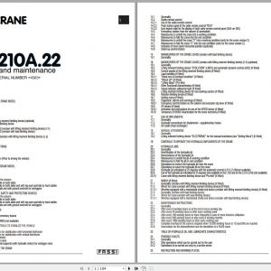 Fassi Cranes F210A.22 4563 Use and Maintenance Manual 2007 1
