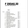 Fassi Cranes F250AS.22 Use and Maintenance Manual 2000 1