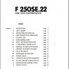 Fassi Cranes F250SE.22 Use and Maintenance Manual 2003 1