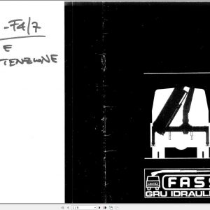 Fassi Cranes F4 6 F4 7 Use and Maintenance Manual 1
