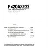 Fassi Cranes F420AXP.22 Use and Maintenance Manual