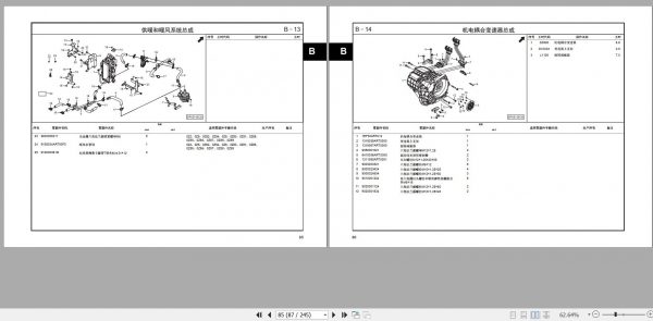 GAC Trumpchi GA3S PHEV Parts Manual 2020 ZH 2