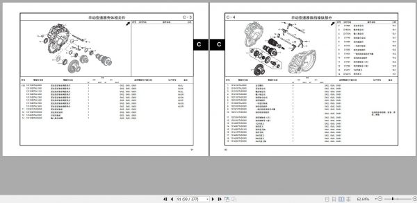 GAC Trumpchi GA4 Plus Parts Manual 2019 ZH 2