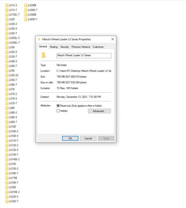 Hitachi Wheel Loader LX Series Parts Catalog PDF DVD 1