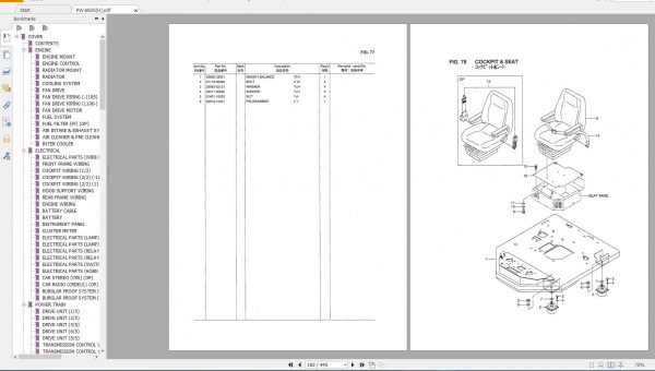 Hitachi Wheel Loader LX Series Parts Catalog PDF DVD 6