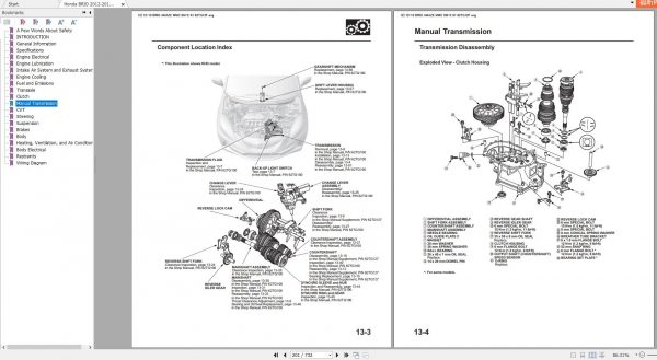 Honda 2021 Service Manual Workshop Manual Wiring Diagram 3.14 GB HTML PDF EN DVD 3