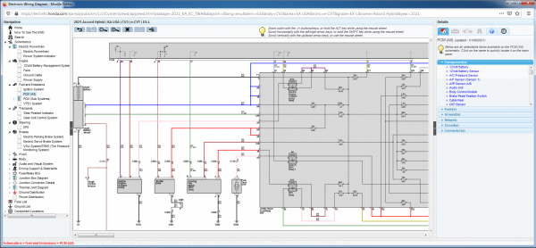 Honda 2021 Service Manual Workshop Manual Wiring Diagram 3.14 GB HTML PDF EN DVD 6