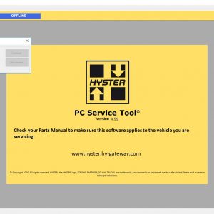 Hyster PC Service Tool v4.99 12.2021 Unlocked 2
