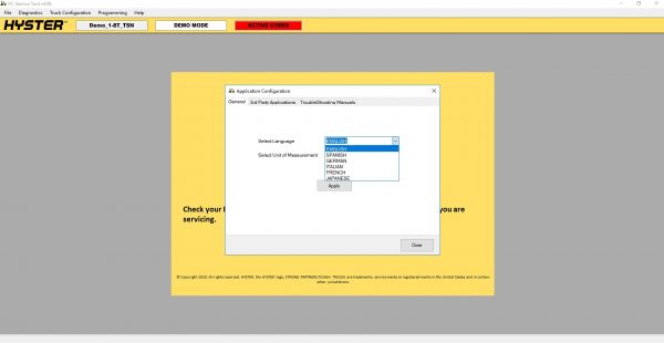 Hyster PC Service Tool v4.99 12.2021 Unlocked 9