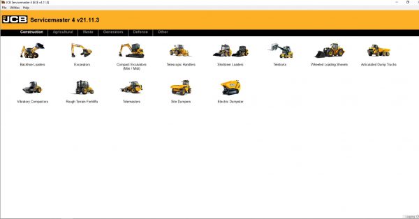 JCB ServiceMaster 4 v21.11.3 12.2021 Diagnostic Software DVD 1527a1350176b200e