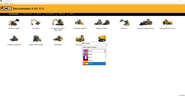 JCB ServiceMaster 4 v21.11.3 12.2021 Diagnostic Software DVD 8