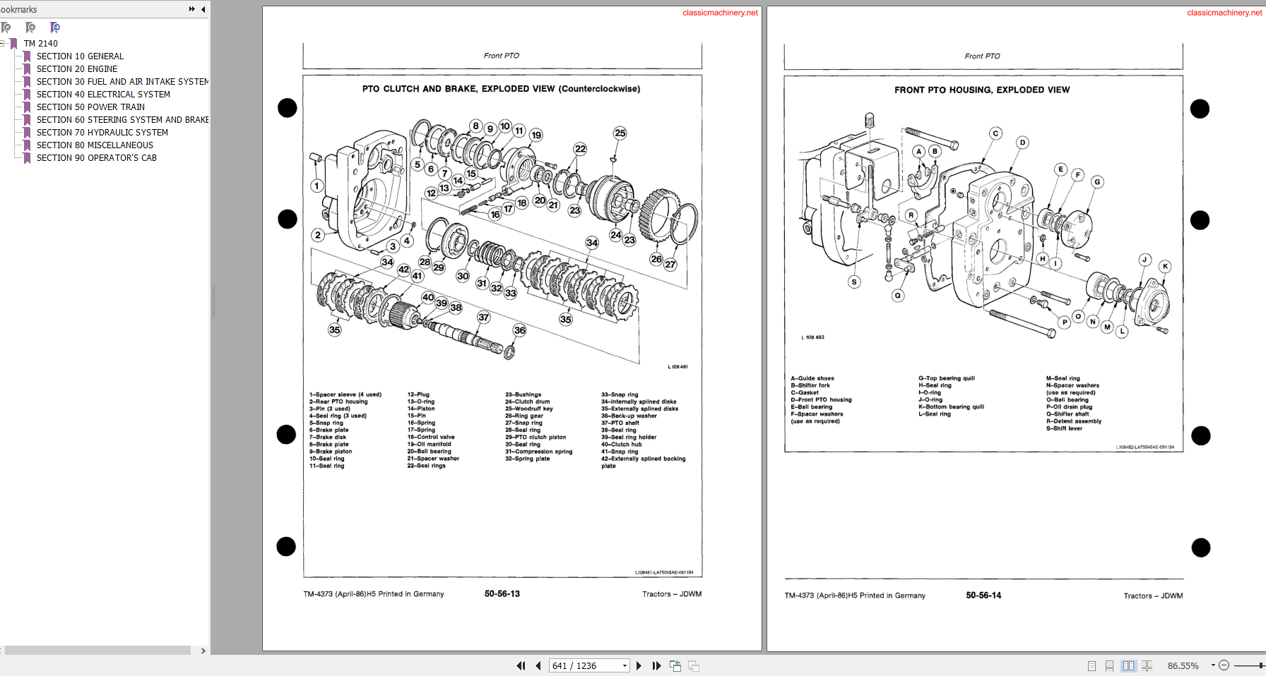 John Deere 2140 Tractor Technical Manual TM4373