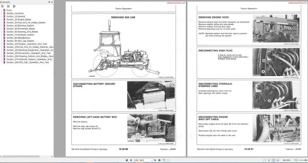 John Deere 3640 Tractor Technical Manual TM 4419 3