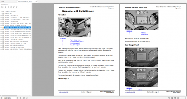 John Deere 6010 6110 6210 6310 6410 6510 6610 6810 6910 6910S and SE Tractors DIAGNOSIS AND TESTS SERVICE MANUAL TM4552 3