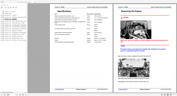 John Deere 6810 6910 6910S Tractors Repair Service Manual TM4566 2
