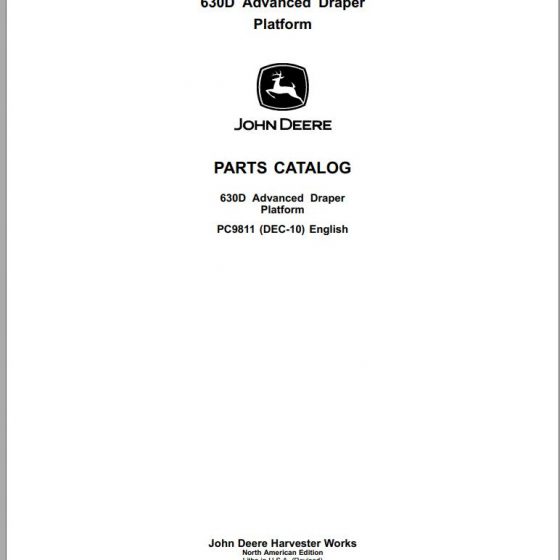 John Deere Automatic Baler 14T Parts Catalog PC426