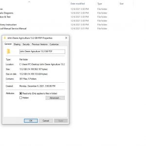 John Deere Agriculture 13.2 GB PDF Technical Manual Service Manual EN DVD 1
