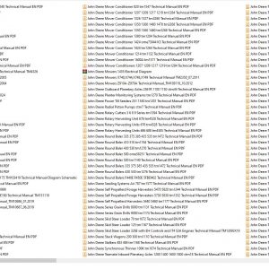 John Deere Agriculture 13.2 GB PDF Technical Manual Service Manual EN DVD 5