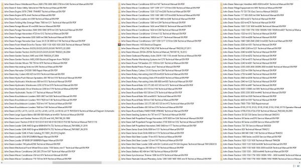 John Deere Agriculture 13.2 GB PDF Technical Manual Service Manual EN DVD 5