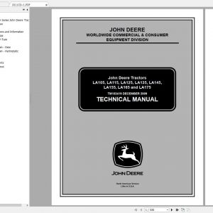 John Deere Agriculture 13.2 GB PDF Technical Manual Service Manual EN DVD 9