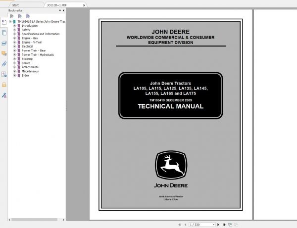 John Deere Agriculture 13.2 GB PDF Technical Manual Service Manual EN DVD 9