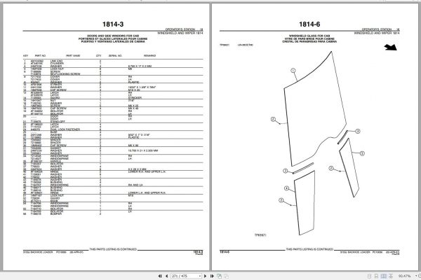 John Deere Backhoe Loader 315SJ Parts Catalog PC10036 2007 3