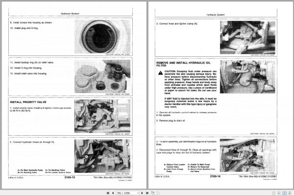 John Deere Backhoe Loader 410B 410C 510B 510C Technical Manual TM1469 3